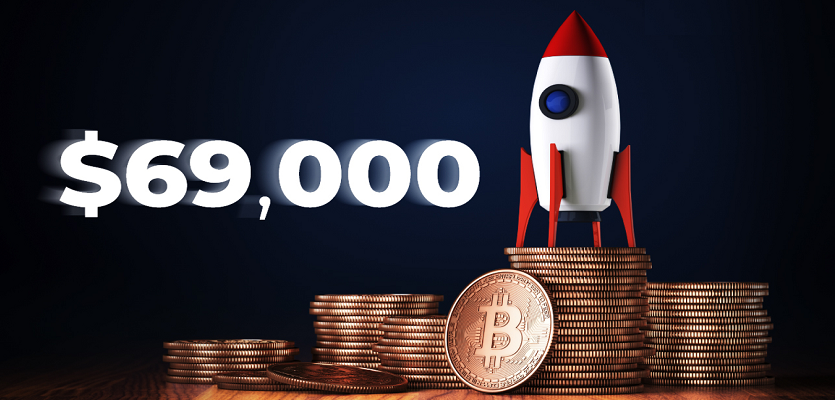 Le Bitcoin va-t-il atteindre les 69 000 dollars avant le Halving ?