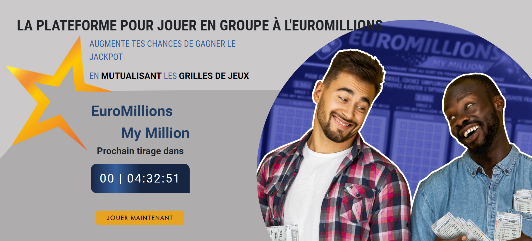 Jouez en groupe à l'Euromillions grâce à Club & Win