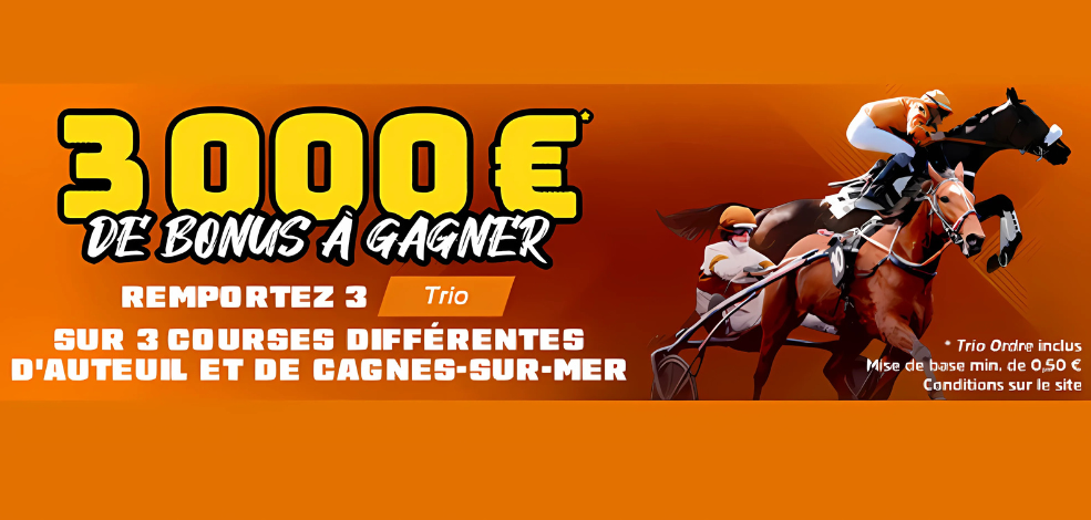 3.000€ à gagner ce week-end avec le nouveau challenge Genybet