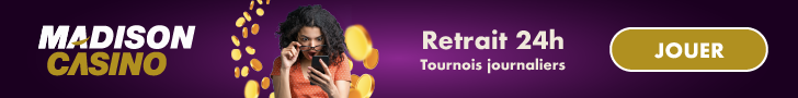 Madison Casino, site belge pour jouer au casino