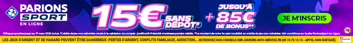 Bonus d'inscription Parions Sport