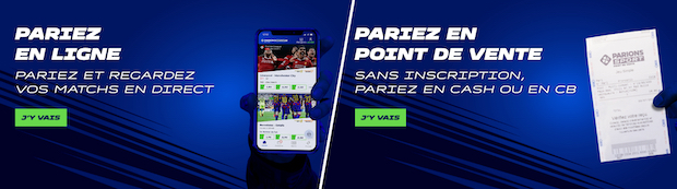 Parions sport en ligne et point de vente